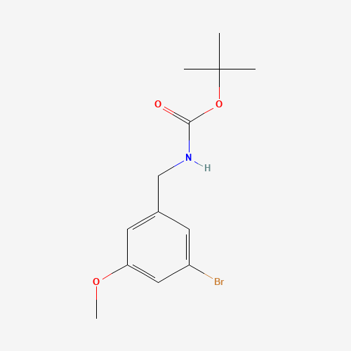 tert-butyl N-[(3-bromo-5-methoxyphenyl)methyl]carbamate (CAS: 1177558-66-5) - Related Chemical Product
