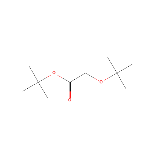 tert-butyl 2-[(2-methylpropan-2-yl)oxy]acetate (CAS: 55666-48-3) - Chemical Structure and Molecular Formula 
