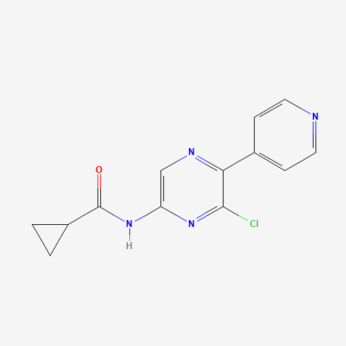 N-(6-chloro-5-pyridin-4-ylpyrazin-2-yl)cyclopropanecarboxamide (CAS: 925678-02-0) - Related Chemical Product