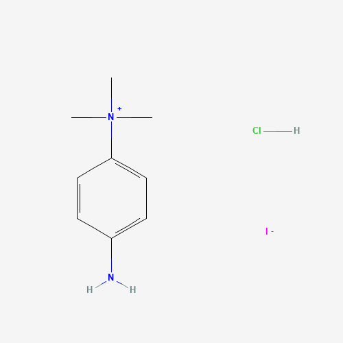 (4-aminophenyl)-trimethylazanium;iodide;hydrochloride (CAS: 62654-12-0) - Chemical Structure and Molecular Formula 
