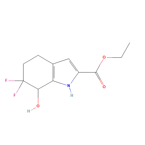 ethyl 6,6-difluoro-7-hydroxy-1,4,5,7-tetrahydroindole-2-carboxylate (CAS: 1433990-10-3) - Related Chemical Product