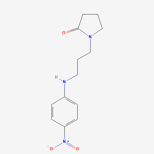 1-[3-(4-nitroanilino)propyl]pyrrolidin-2-one (CAS: 863453-73-0) - Related Chemical Product