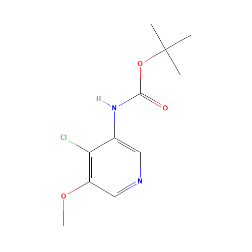 tert-butyl N-(4-chloro-5-methoxypyridin-3-yl)carbamate (CAS: 1045858-17-0) - Related Chemical Product