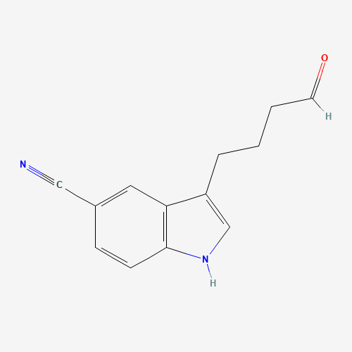 3-(4-oxobutyl)-1H-indole-5-carbonitrile (CAS: 913730-89-9) - Related Chemical Product
