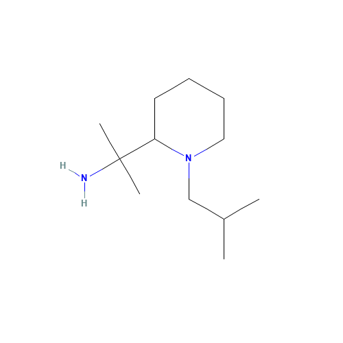 2-[1-(2-methylpropyl)piperidin-2-yl]propan-2-amine (CAS: 905705-73-9) - Related Chemical Product