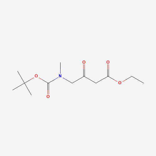 ethyl 4-[methyl-[(2-methylpropan-2-yl)oxycarbonyl]amino]-3-oxobutanoate (CAS: 532410-42-7) - Related Chemical Product