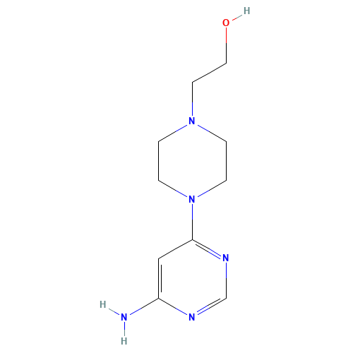 2-[4-(6-aminopyrimidin-4-yl)piperazin-1-yl]ethanol (CAS: 1392236-38-2) - Related Chemical Product