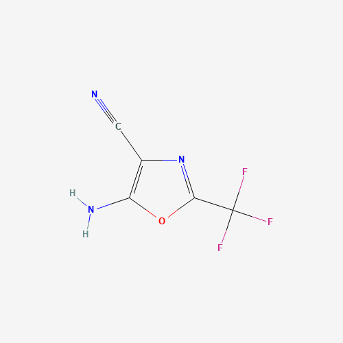 5-amino-2-(trifluoromethyl)-1,3-oxazole-4-carbonitrile (CAS: 907552-39-0) - Related Chemical Product