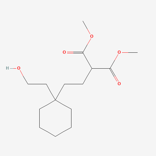 dimethyl 2-[2-[1-(2-hydroxyethyl)cyclohexyl]ethyl]propanedioate (CAS: 518285-23-9) - Related Chemical Product