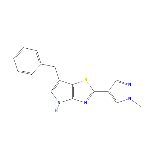 6-benzyl-2-(1-methylpyrazol-4-yl)-4H-pyrrolo[2,3-d][1,3]thiazole (CAS: 1312363-57-7) - Related Chemical Product