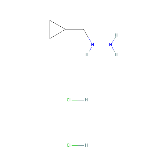 cyclopropylmethylhydrazine;dihydrochloride (CAS: 809282-61-9) - Chemical Structure and Molecular Formula 