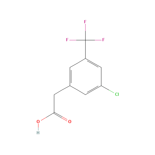2-[3-chloro-5-(trifluoromethyl)phenyl]acetic acid (CAS: 886496-99-7) - Related Chemical Product
