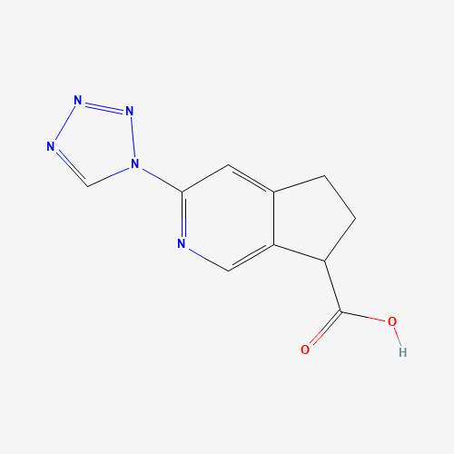 3-(tetrazol-1-yl)-6,7-dihydro-5H-cyclopenta[c]pyridine-7-carboxylic acid (CAS: 1374573-61-1) - Related Chemical Product