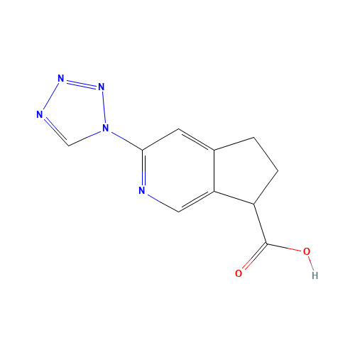 3-(tetrazol-1-yl)-6,7-dihydro-5H-cyclopenta[c]pyridine-7-carboxylic acid (CAS: 1374573-61-1) - Related Chemical Product