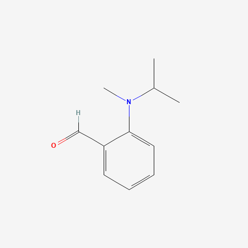 2-[methyl(propan-2-yl)amino]benzaldehyde (CAS: 1021239-93-9) - Chemical Structure and Molecular Formula 