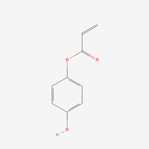 (4-hydroxyphenyl) prop-2-enoate (CAS: 3233-36-1) - Chemical Structure and Molecular Formula 