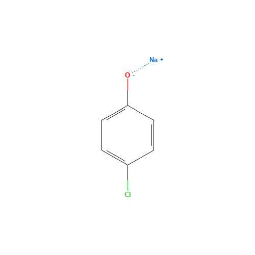 sodium;4-chlorophenolate (CAS: 1193-00-6) - Chemical Structure and Molecular Formula 