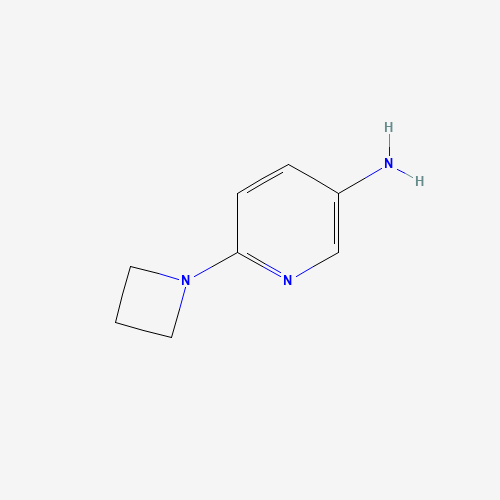 6-(azetidin-1-yl)pyridin-3-amine (CAS: 1045335-18-9) - Chemical Structure and Molecular Formula 