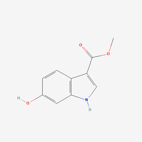 methyl 6-hydroxy-1H-indole-3-carboxylate (CAS: 112332-97-5) - Chemical Structure and Molecular Formula 