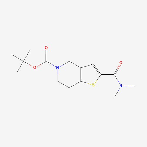 tert-butyl 2-(dimethylcarbamoyl)-6,7-dihydro-4H-thieno[3,2-c]pyridine-5-carboxylate (CAS: 230301-70-9) - Related Chemical Product