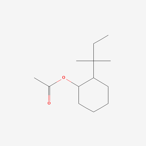 [2-(2-methylbutan-2-yl)cyclohexyl] acetate (CAS: 67874-72-0) - Chemical Structure and Molecular Formula 