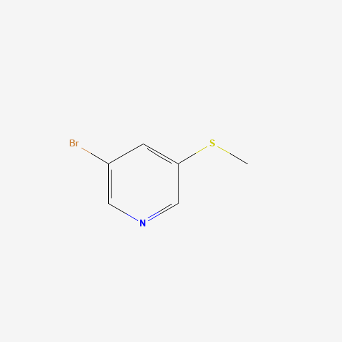 3-bromo-5-methylsulfanylpyridine (CAS: 142137-18-6) - Chemical Structure and Molecular Formula 
