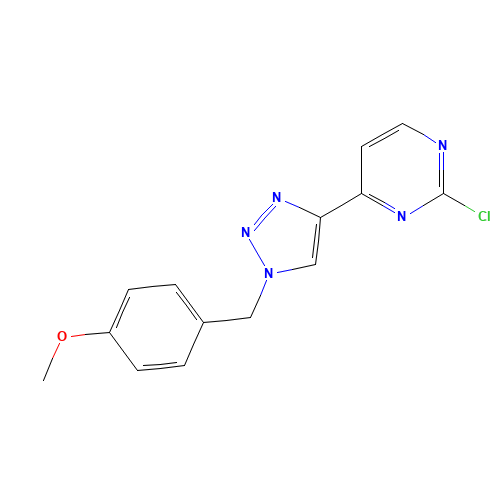 2-chloro-4-[1-[(4-methoxyphenyl)methyl]triazol-4-yl]pyrimidine (CAS: 1312535-66-2) - Related Chemical Product