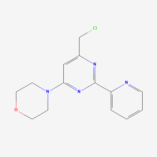 4-[6-(chloromethyl)-2-pyridin-2-ylpyrimidin-4-yl]morpholine (CAS: 944058-85-9) - Related Chemical Product