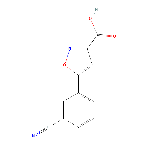 5-(3-cyanophenyl)-1,2-oxazole-3-carboxylic acid (CAS: 956360-07-9) - Related Chemical Product