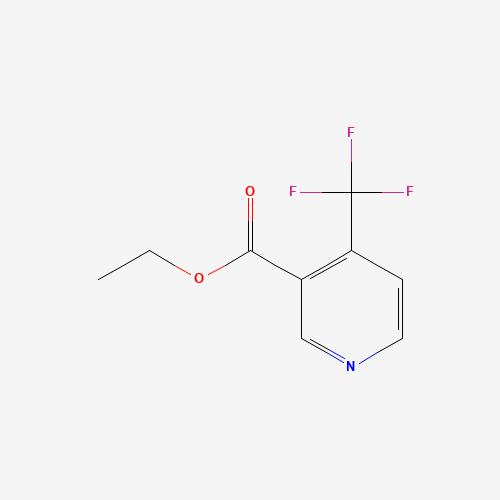 ethyl 4-(trifluoromethyl)pyridine-3-carboxylate (CAS: 1214332-65-6) - Chemical Structure and Molecular Formula 