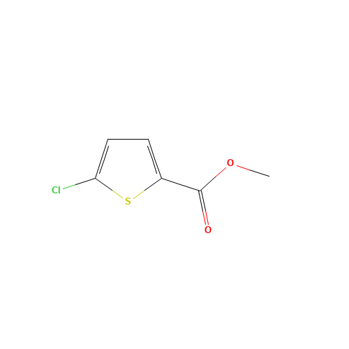 methyl 5-chlorothiophene-2-carboxylate (CAS: 35475-03-7) - Chemical Structure and Molecular Formula 