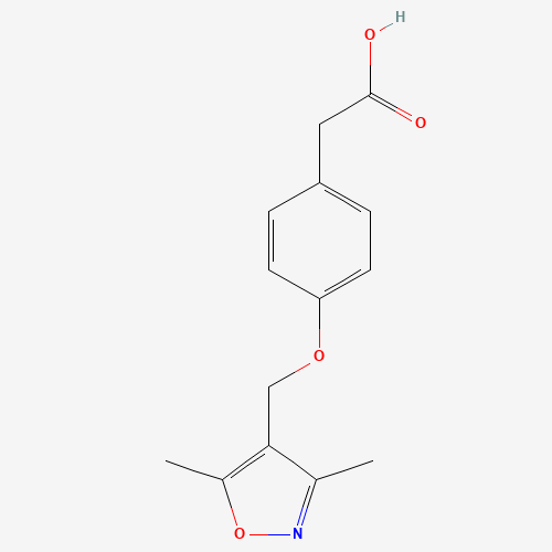 2-[4-[(3,5-dimethyl-1,2-oxazol-4-yl)methoxy]phenyl]acetic acid (CAS: 744242-85-1) - Related Chemical Product