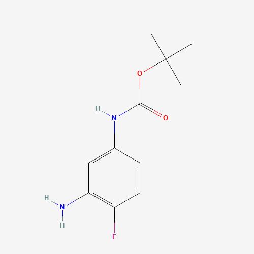 tert-butyl N-(3-amino-4-fluorophenyl)carbamate (CAS: 361548-95-0) - Related Chemical Product