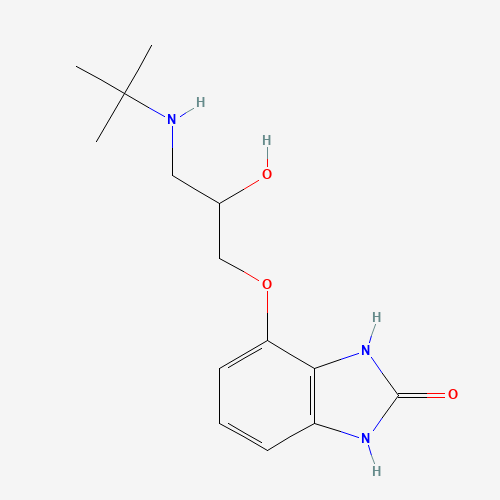 4-[3-(tert-butylamino)-2-hydroxypropoxy]-1,3-dihydrobenzimidazol-2-one (CAS: 81047-99-6) - Related Chemical Product