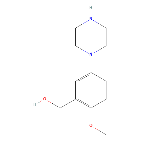(2-methoxy-5-piperazin-1-ylphenyl)methanol (CAS: 868245-08-3) - Related Chemical Product