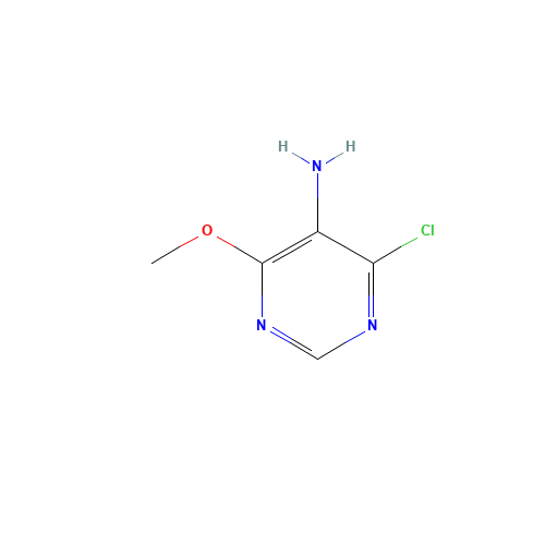 4-chloro-6-methoxypyrimidin-5-amine (CAS: 15846-19-2) - Chemical Structure and Molecular Formula 