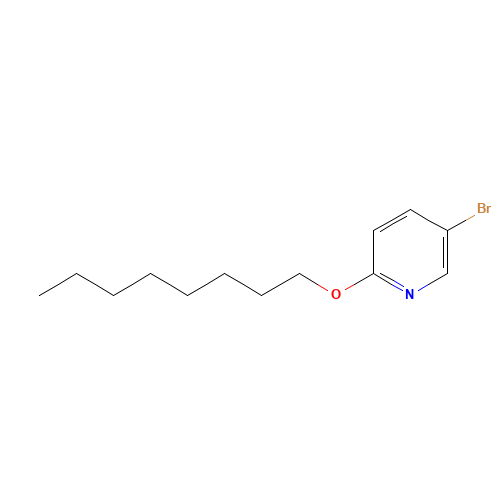 5-bromo-2-octoxypyridine (CAS: 124388-31-4) - Chemical Structure and Molecular Formula 