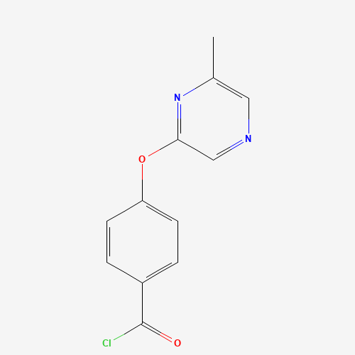 4-(6-methylpyrazin-2-yl)oxybenzoyl chloride (CAS: 921938-96-7) - Related Chemical Product