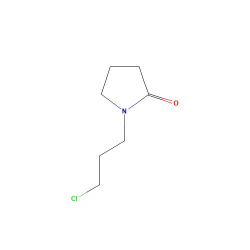 1-(3-chloropropyl)pyrrolidin-2-one (CAS: 91152-30-6) - Chemical Structure and Molecular Formula 