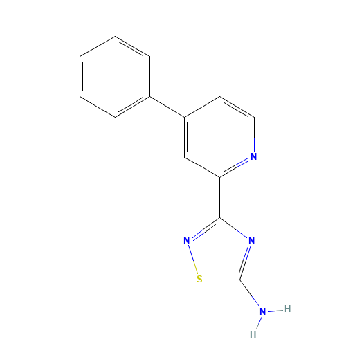 3-(4-phenylpyridin-2-yl)-1,2,4-thiadiazol-5-amine (CAS: 1179360-71-4) - Related Chemical Product