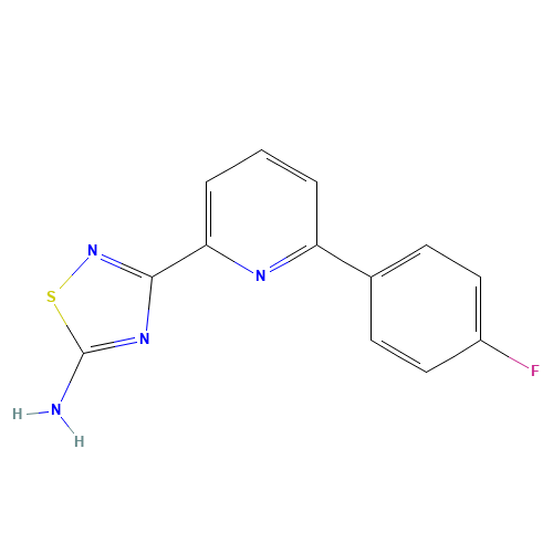 3-[6-(4-fluorophenyl)pyridin-2-yl]-1,2,4-thiadiazol-5-amine (CAS: 1179360-22-5) - Related Chemical Product