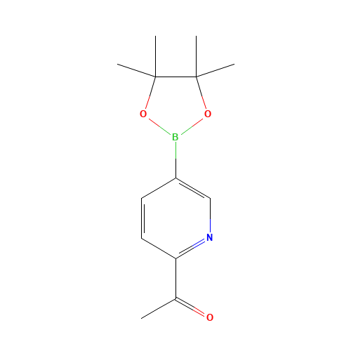 1-[5-(4,4,5,5-tetramethyl-1,3,2-dioxaborolan-2-yl)pyridin-2-yl]ethanone (CAS: 741709-59-1) - Related Chemical Product