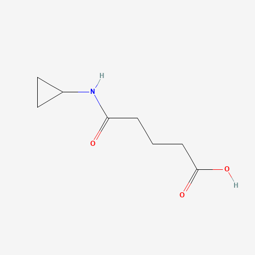 5-(cyclopropylamino)-5-oxopentanoic acid (CAS: 135449-68-2) - Chemical Structure and Molecular Formula 