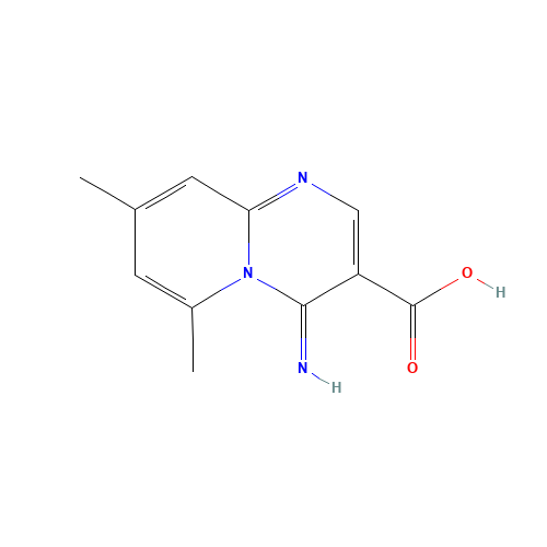 4-imino-6,8-dimethylpyrido[1,2-a]pyrimidine-3-carboxylic acid (CAS: 61559-91-9) - Related Chemical Product