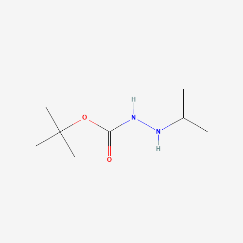 tert-butyl N-(propan-2-ylamino)carbamate (CAS: 16689-35-3) - Chemical Structure and Molecular Formula 