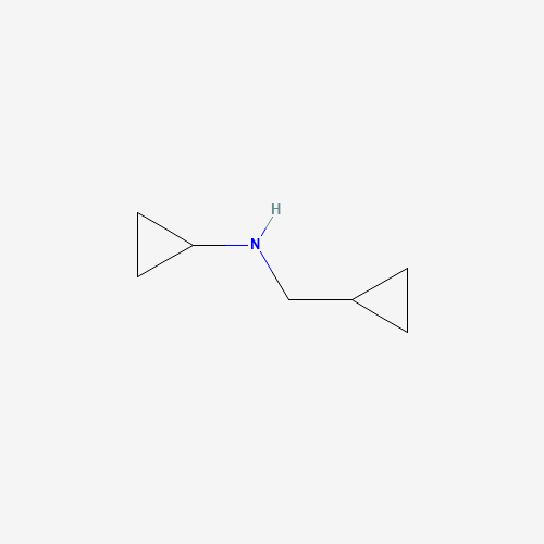 N-(cyclopropylmethyl)cyclopropanamine (CAS: 215522-80-8) - Chemical Structure and Molecular Formula 