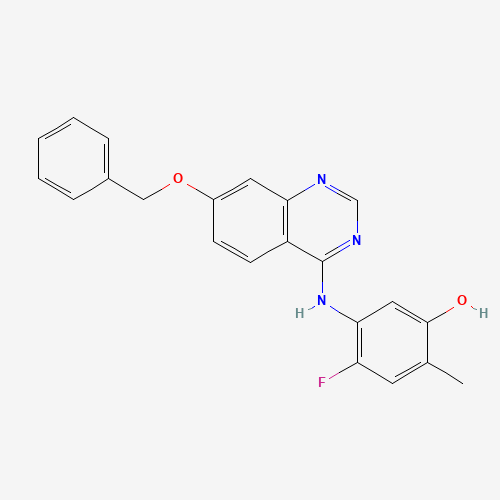 4-fluoro-2-methyl-5-[(7-phenylmethoxyquinazolin-4-yl)amino]phenol (CAS: 193001-14-8) - Related Chemical Product
