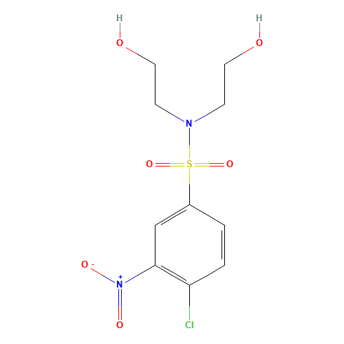 4-chloro-N,N-bis(2-hydroxyethyl)-3-nitrobenzenesulfonamide (CAS: 99187-76-5) - Related Chemical Product