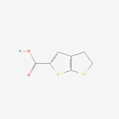 2,3-dihydrothieno[2,3-b]thiophene-5-carboxylic acid (CAS: 141802-30-4) - Chemical Structure and Molecular Formula 