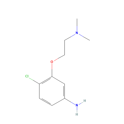 4-chloro-3-[2-(dimethylamino)ethoxy]aniline (CAS: 170230-17-8) - Related Chemical Product